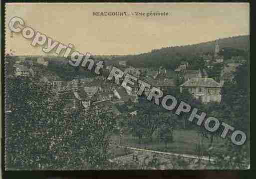 Ville de BEAUCOURT Carte postale ancienne